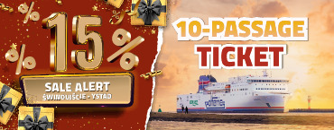 10-passage ticket | from Gdansk and Świnoujście